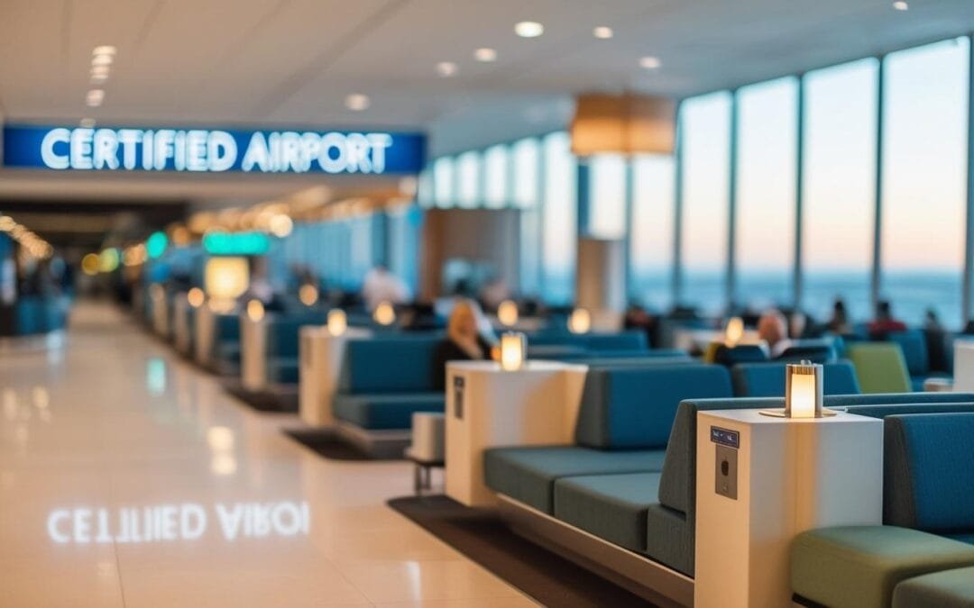 Por que aeroportos certificados são mais eficientes e confortáveis para todos?