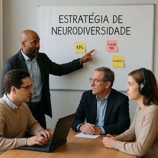 uma reunião na empresa