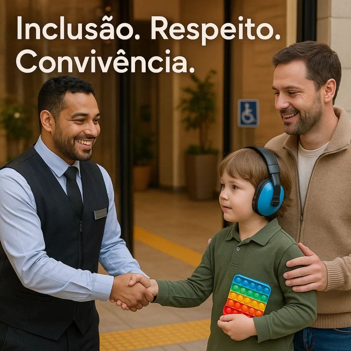 Caminho Atípico Pessoas falando sobre inclusão no condomínio