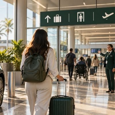 Equipe aeroportuária preparada para atendimento inclusivo