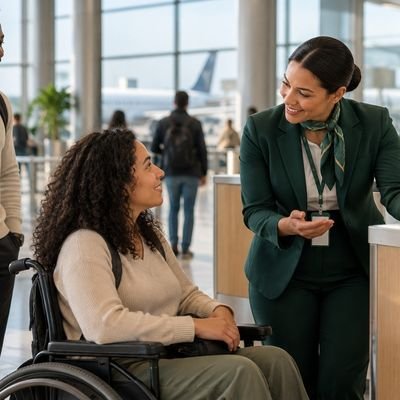 Jornada e experiência do passageiro em aeroporto